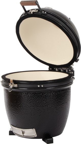 Kamado's Kamado Large Solo Ø 21 pouces sans cadre Céramique Noir - Arbaer – Image 11