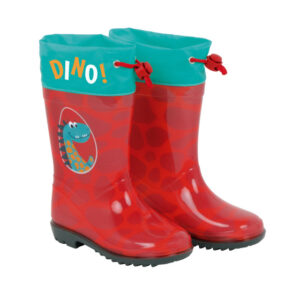 Bottes pluie Bottes de pluie Dino PVC/textile Rouge/Turquoise taille 28 - Arditex