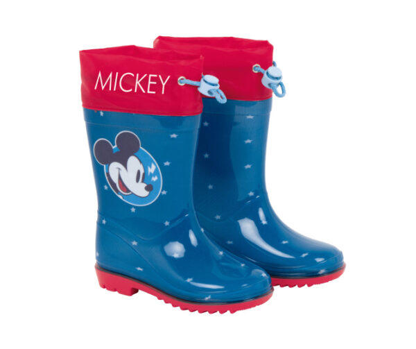 Bottes pluie Bottes de pluie Mickey Stars Bleu foncé/Rouge taille 32 - Arditex – Image 2