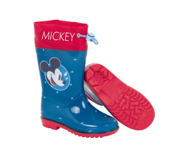 Bottes pluie Bottes de pluie Mickey Stars Bleu foncé/Rouge taille 32 - Arditex – Image 4
