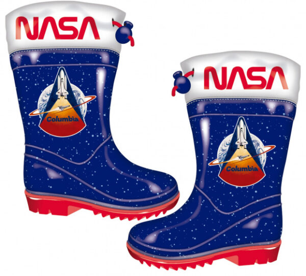 Bottes pluie Nasa Bottes de pluie Junior PVC Bleu/Rouge taille 32 - Arditex – Image 2