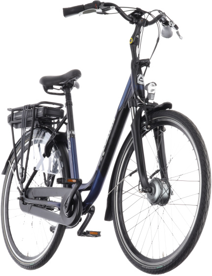 Vélos de ville électriques E-City+ 28 Pouces 49 cm Femme 7SP Rollerbrakes Bleu mat - Avalon – Image 10