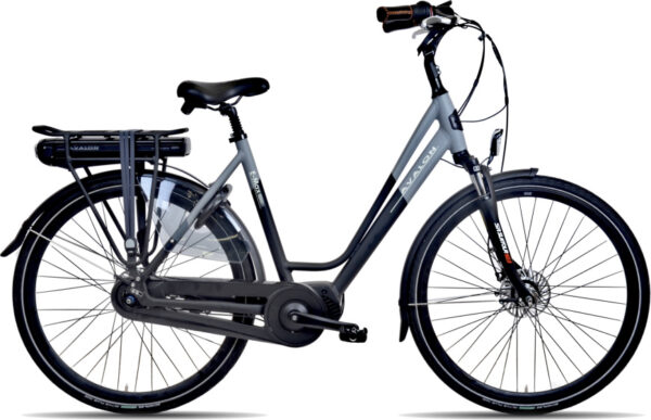 Vélos de ville électriques E-Max 28 Pouces 49 cm Femme 7SP Rollerbrakes Gris/Noir - Avalon – Image 6