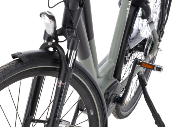 Vélos de ville électriques E-Max 28 Pouces 49 cm Femme 7SP Rollerbrakes Noir/Vert mat - Avalon – Image 18