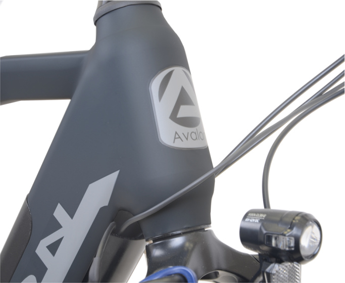 Vélos de ville électriques E-Motive 28 Pouces 49 cm Femme 7SP Hydraulique Frein à disque Anthracite - Avalon – Image 7