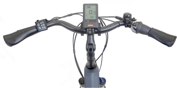 Vélos de ville électriques E-Motive 28 Pouces 54 cm Femme 7SP Hydraulique Frein à disque Anthracite - Avalon – Image 8
