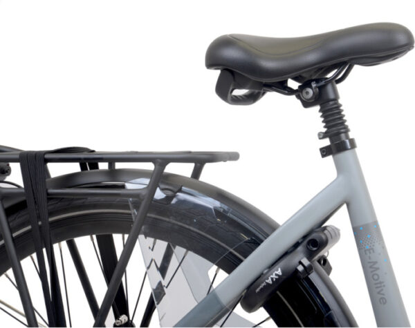 Vélos de ville électriques E-Motive 28 Pouces 58 cm Femme 7SP Hydraulique Frein à disque Gris mat - Avalon – Image 7