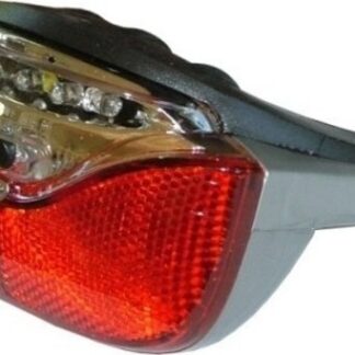 Feux arrières feu arrière Gazelle Batteries leds Powervision gris/noir - AXA