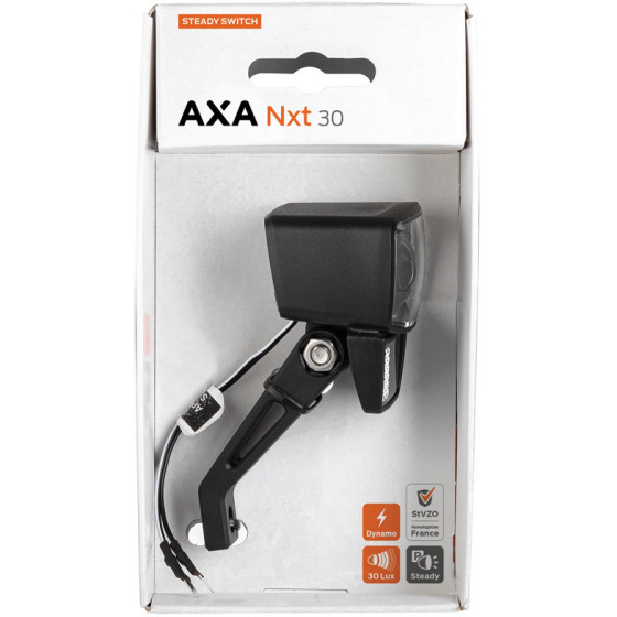 Phares avant NXT 30 Interrupteur de feux de route Dynamo LED Noir - AXA – Image 7