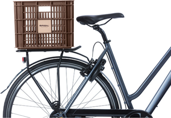 Caissons vélos caisse à vélo recyclée L 40 litres marron - 21163 - Basil – Image 7