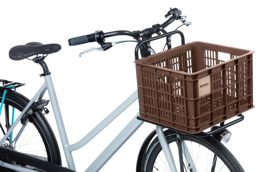 Caissons vélos caisse à vélo recyclée M 29,5 litres marron - 21139 - Basil – Image 6