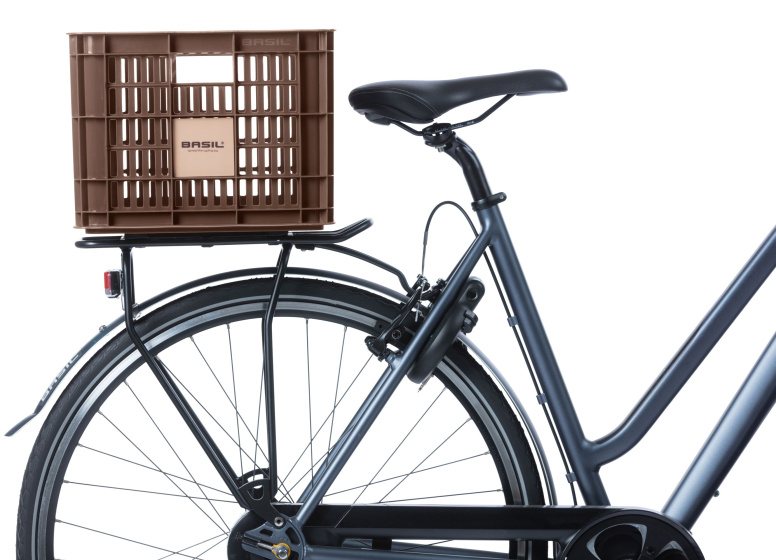 Caissons vélos caisse à vélo recyclée M 29,5 litres marron - 21139 - Basil – Image 7
