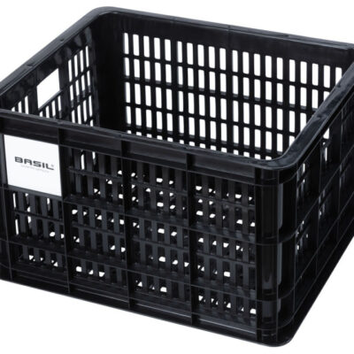 Caissons vélos caisse à vélo recyclée M 29,5 litres noir - 21134 - Basil