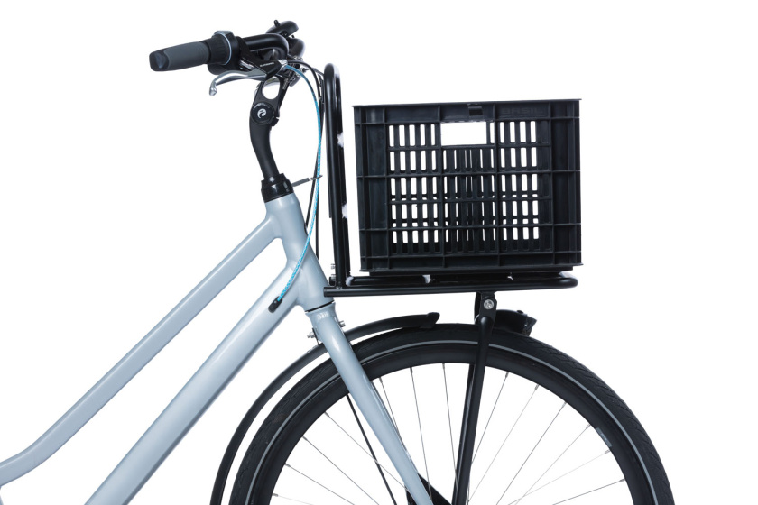 Caissons vélos caisse à vélo recyclée M 29,5 litres noir - 21134 - Basil – Image 5