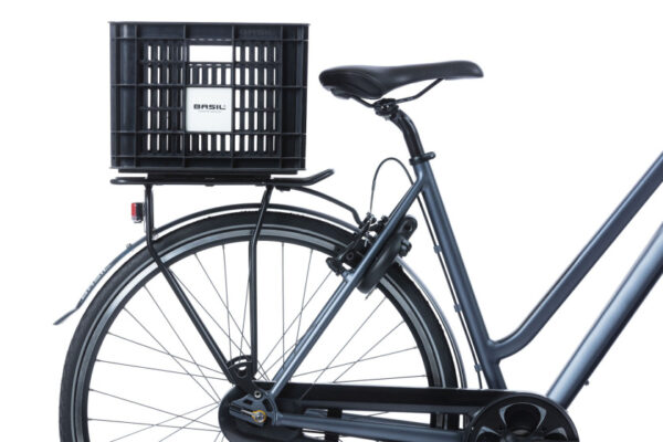 Caissons vélos caisse à vélo recyclée M 29,5 litres noir - 21134 - Basil – Image 7
