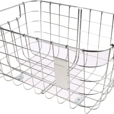 Paniers vélos panier à vélo pour Robin 27 litres argent (11219) - Basil