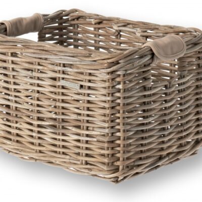 Paniers vélos panier à vélo Dorset 20 litres rotin gris - Basil