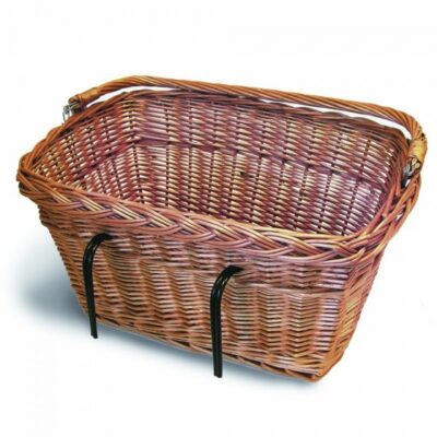 Paniers vélos panier à vélo Davos avant/arrière 29 litres marron roseau - Basil