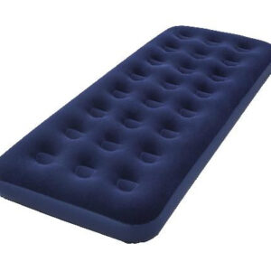 Matelas pneumatiques Flocked 22 Twin Lit gonflable 1 personne Bleu - Bestway