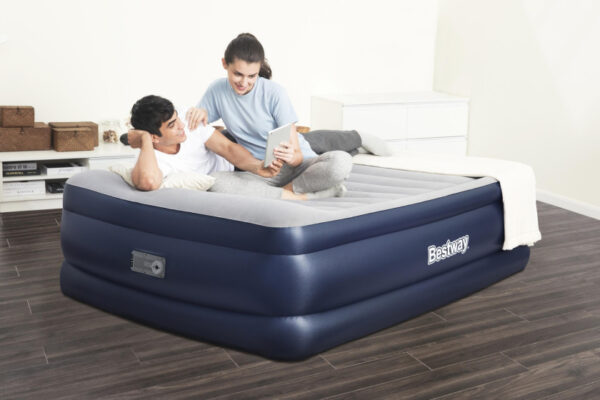 Matelas pneumatiques Tritech 61 cm Queen AC Airbed Bleu/Gris - Bestway – Image 6