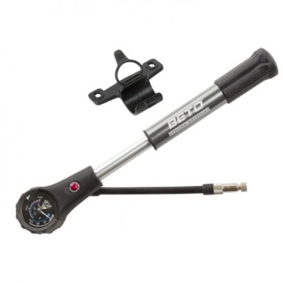 Bicycle pumps pompe à choc et mini-pompe 2-en-1 noir/argent - Beto
