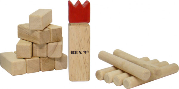 Catch & Throw games Mini Kubb Original en bois d'hévéa dans une boîte en couleur - BEX – Image 5