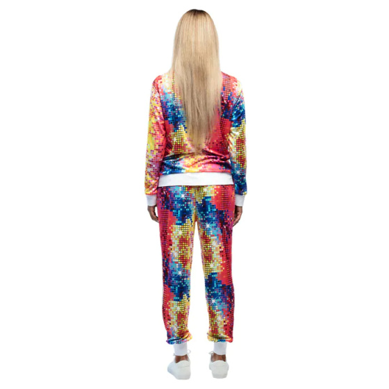 Habillage Tracksuit Disco Babe Dames Multicolore taille XL - Boland – Image 4