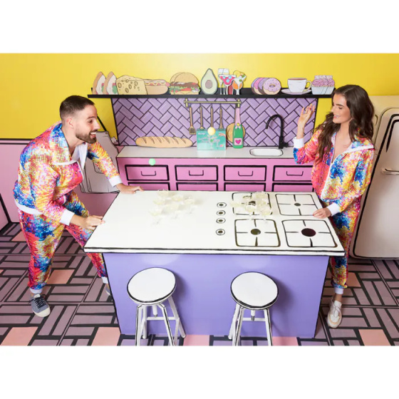 Habillage Tracksuit Disco Babe Dames Multicolore taille L - Boland – Image 7