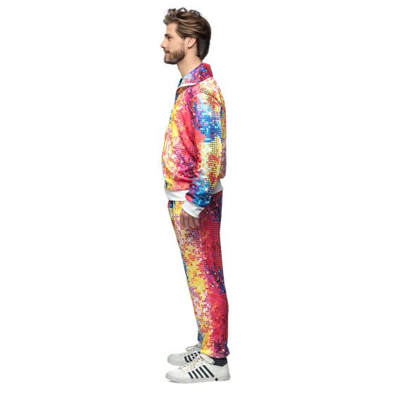Habillage Tracksuit Disco Dude Hommes Multicolore taille 50/52 - Boland – Image 4
