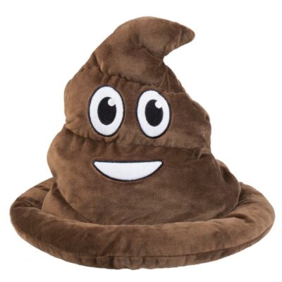 Habiller les attributs Chapeau caca emoticon unisexe 30 cm marron - Boland