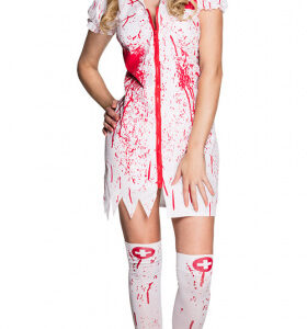 Habillage Horror Nurse Costume Ladies White/Red size 44/46 - Boland