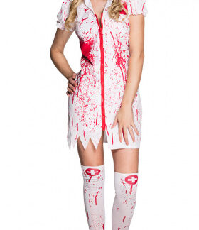 Habillage Horror Nurse Costume Ladies White/Red size 44/46 - Boland