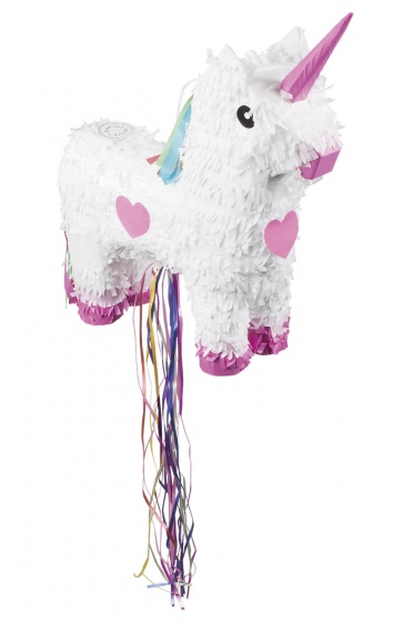 Habiller les attributs piñata filles licorne blanche 47 x 39 cm - Boland – Image 2