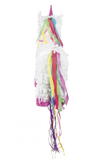 Habiller les attributs piñata filles licorne blanche 47 x 39 cm - Boland – Image 3