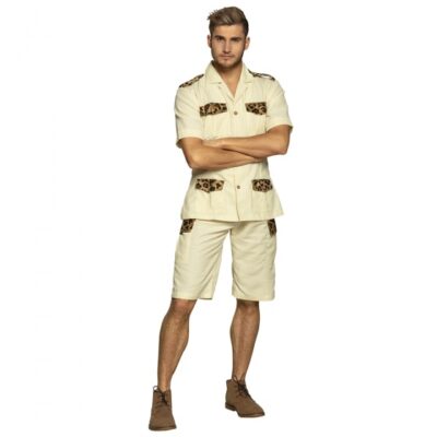 Habillage Safari Man Costume Adulte Beige Taille M/L - Boland
