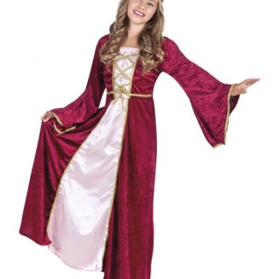 Habillage Costume de reine de la Renaissance pour enfants Rouge taille 152/164 - Boland