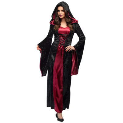 Habillage Costume de maîtresse vampire dames noir et rouge taille 44/46 - Boland
