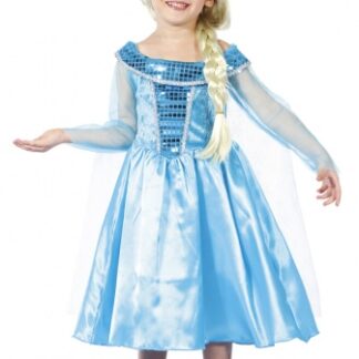 Habillage Robe Princesse Hiver Robe Filles 3 - 4 ans Bleu taille 104-110 - Boland
