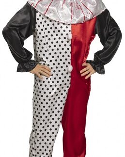 Habillage Costume de clown psychopathe Homme avec/rouge taille 50/52/54 - Boland