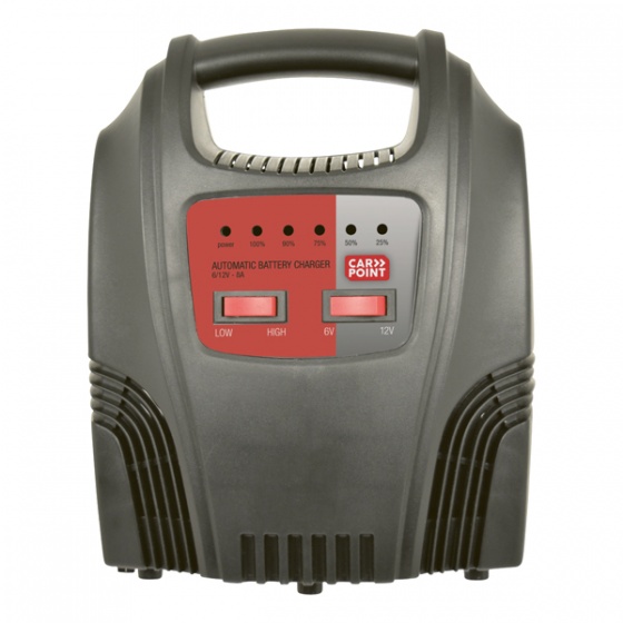 Battery chargers chargeur 6/12 Volt 8-44 Ah 8 Ampères noir - Carpoint – Image 2