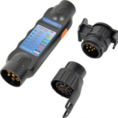 Bike carrier accessories brancher testeur avec deux cartes 7/13 broches 12 Volt noir - Carpoint