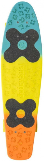 Skateboard Big Jim Skateboard tricolore 71 cm bleu/jaune/orange - Choke – Image 3