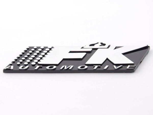 Autocollant chrome autocollant de voiture 3D 3D FK Automotive Logo chrome - – Image 4