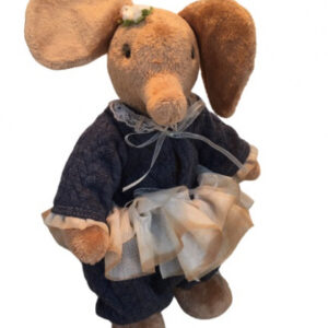 cuddles Firlefant éléphant en peluche 30 cm marron/bleu - Clemens