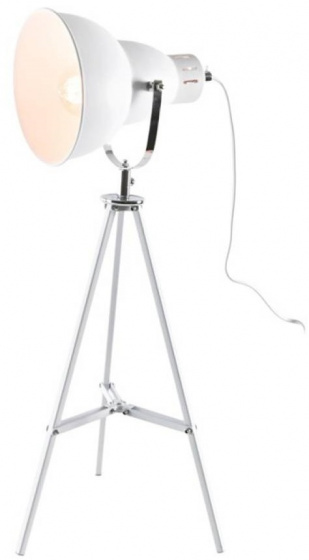 Lampes de table Spot Lampe à poser 26 x 65 cm E27 Acier 40W Blanc - Consortio – Image 2