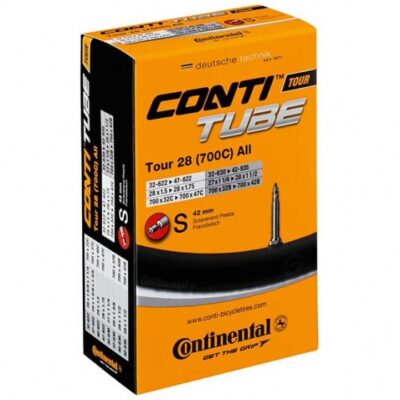 Chambres à air 28 inch tube intérieur Tour 28 pouces (32/47-622/635) FV 42 mm - Continental