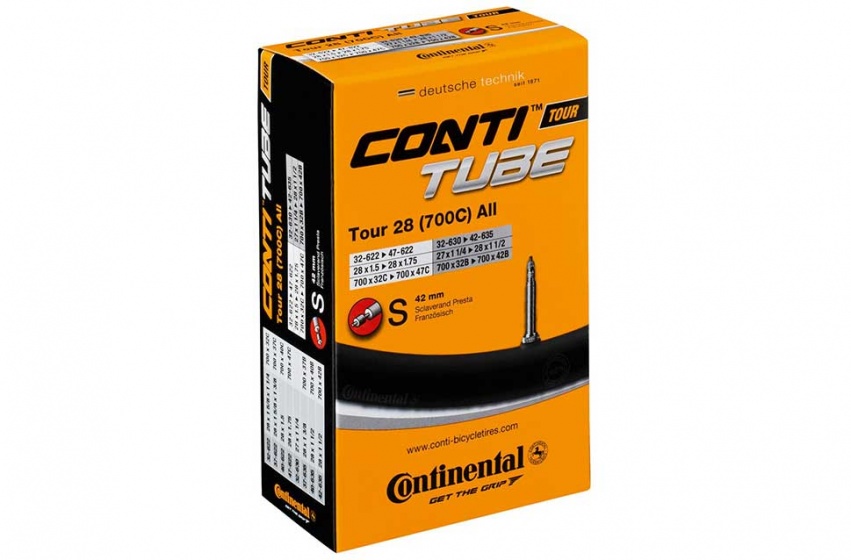 Chambres à air 28 inch tube intérieur Tour 28 pouces (32/47-622/635) FV 42 mm - Continental