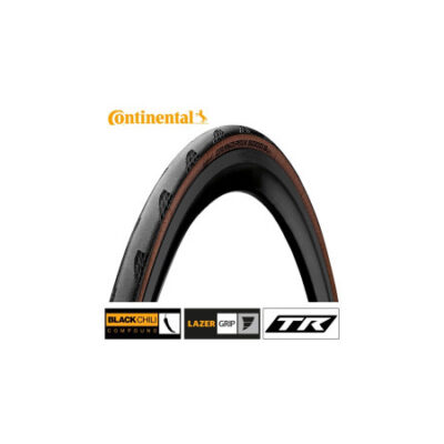 Pneux 28 Inch Grand Prix 5000 S TR 28-622 Pneu pliant Noir/Marron - Continental