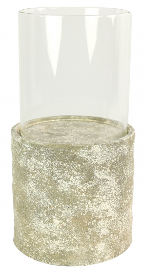 Candles Ratko Bougeoir 23 x 44 cm Céramique or - Hi-point – Image 2