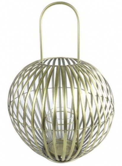 Wind lights Ciaran Lampe à vent 36,5 x 53,5 cm Acier Or - Hi-point – Image 2